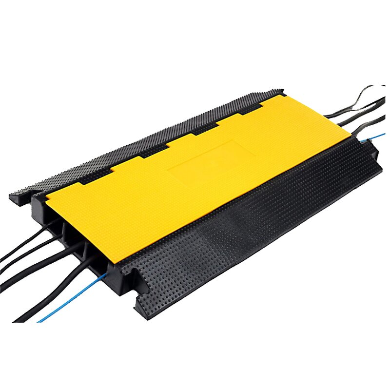 Cable Protector Supplier - 93cm Dual Color 3 Channel Rubber