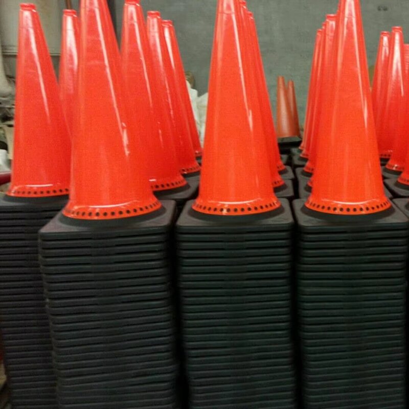 Traffic Cone Supplier - 36" High-Visibility PVC Rubber Base