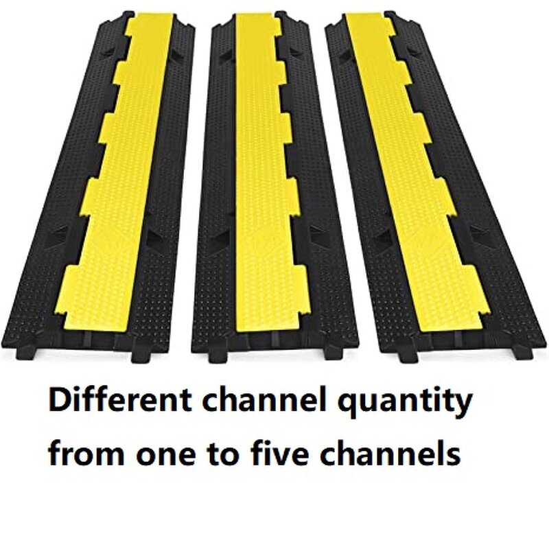 Cable Protector Manufacturer - 2 Channel Rubber Safety Bridge