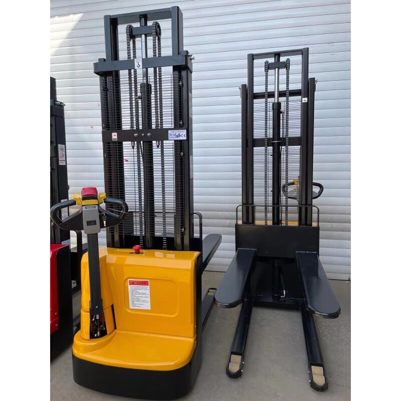 Electric Stacker Manufacturer - 1ton 1000kg 3M Full Electric Lifting Height Forklift