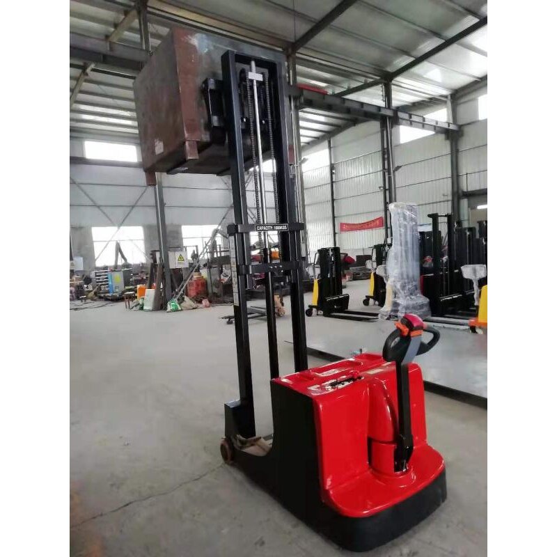 Walking Electric Stacker Manufacturer - Warehouse Use 0.5-2T 1600M Lift Height