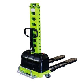 Semi Electric Stacker Factory - Hot Sale 500-1000kg Lithium Battery Self Loading