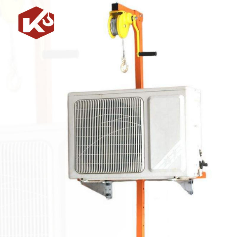 Crane Hand Winch Factory - Air Conditioner Installation Crane Operated Small Crane