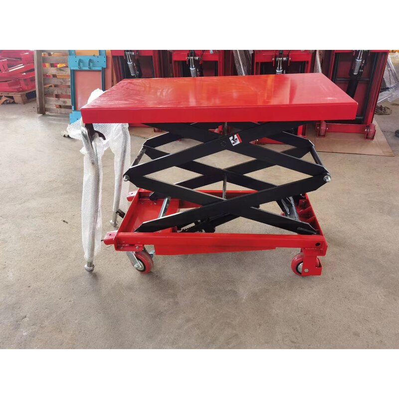 Scissor Lift Cart Manufacturer - Hydraulic Manual Mobile Platform Selling Cheap