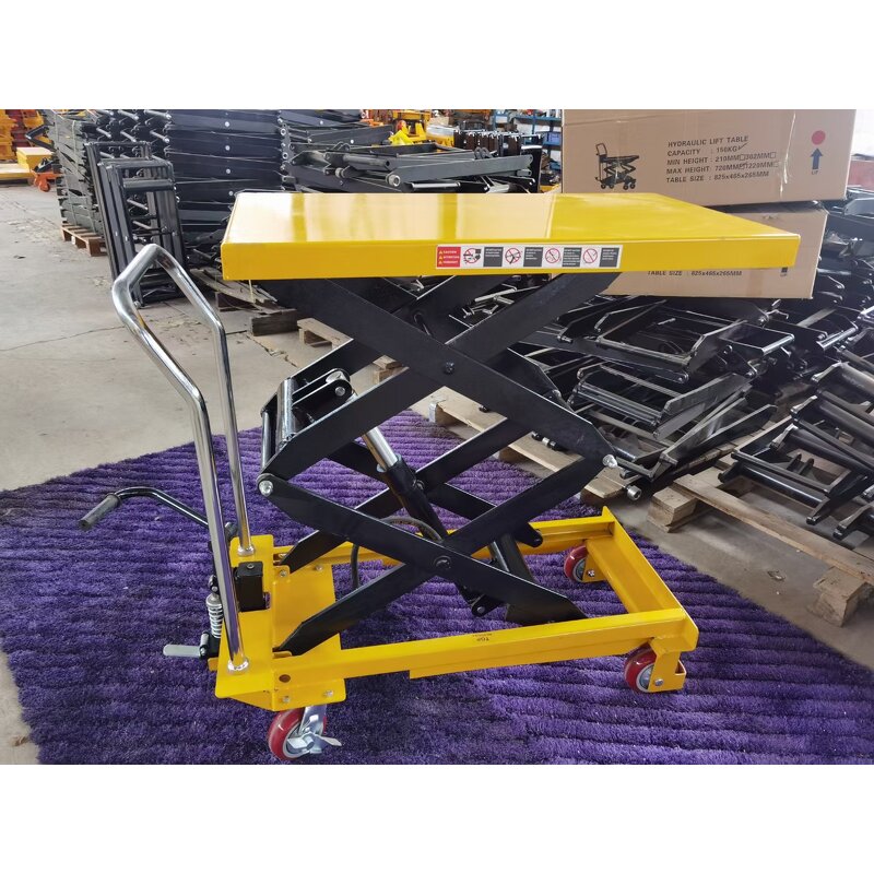 Manual Lifting Platform Manufacturer - 1000MM 1000KG Four Wheels Platform