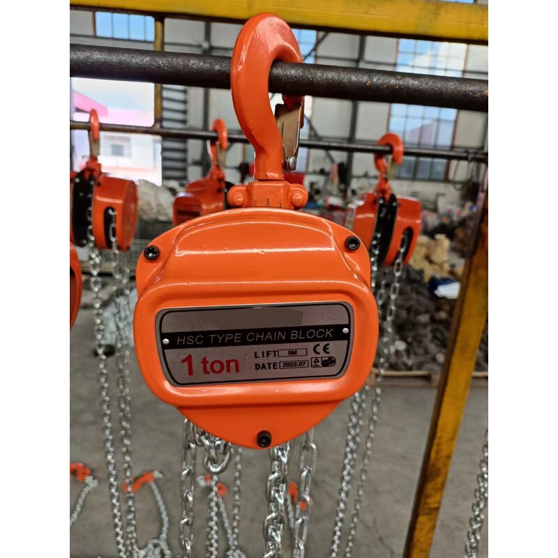 Portable Hoist Supplier - 1-5 Ton Hs-c Hand Chain Block Small Construction Lifts