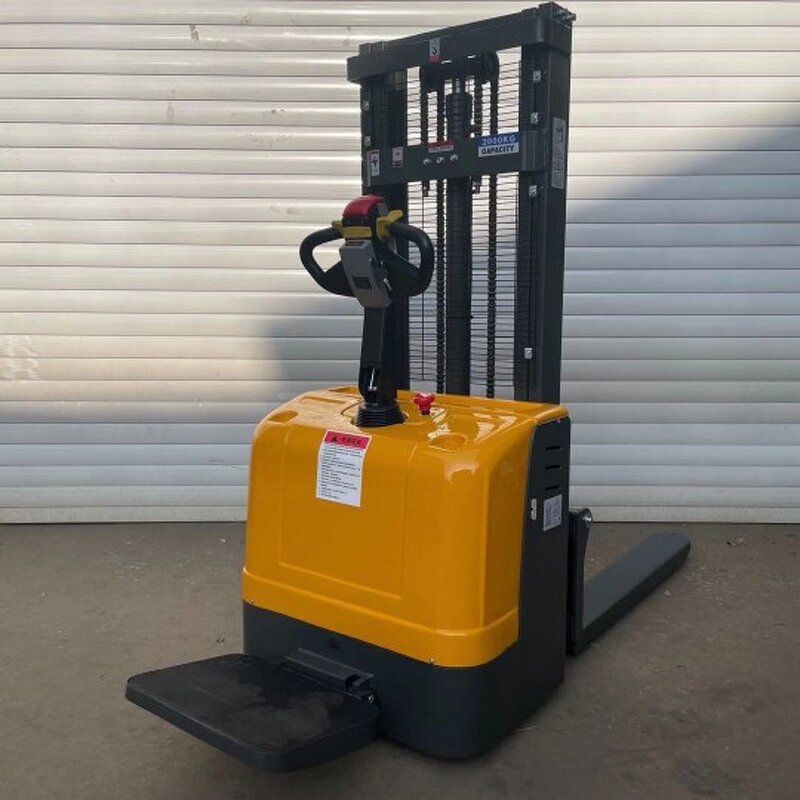 Electric Pallet Stacker Supplier - Standing Cdd20 Max.load 2 Ton Lift 3 Meters