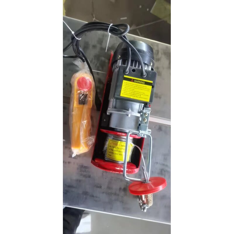Mini Electric Hoist Manufacturer - Factory Use Thermal Protection With Trolley 1 Ton