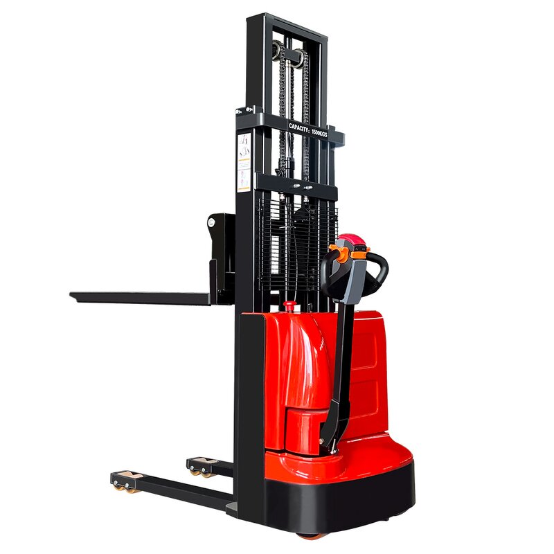 Walking Electric Stacker Manufacturer - Warehouse Use 0.5-2T 1600M Lift Height