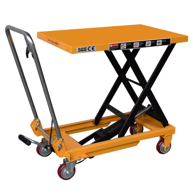 Manual Lifting Platform Manufacturer - 1000MM 1000KG Four Wheels Platform