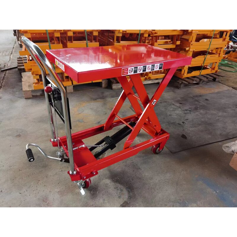 Hydraulic Table Supplier - Scissor Mechanism Movable Manual Lift Table