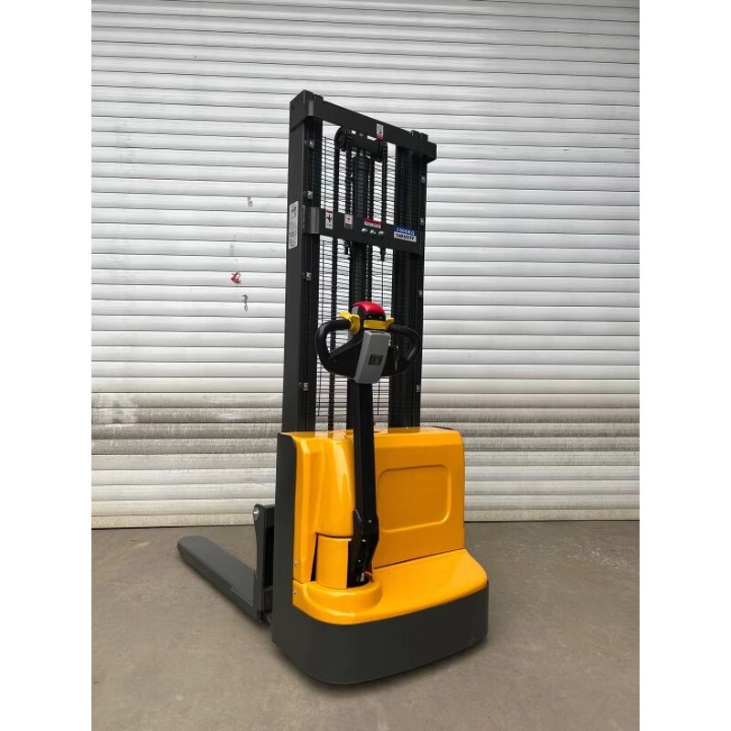 Electric Forklift Supplier - Hot Sale 1-1.5ton Walkie Pallet Stacker 3-3.5m Triplex