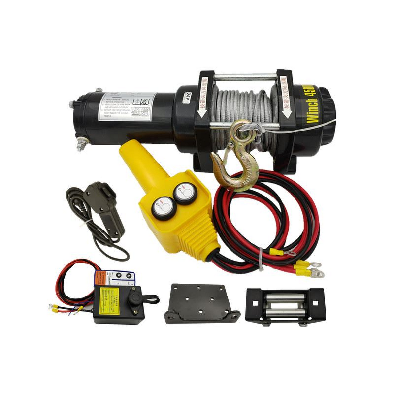 Wire Rope Pulling Winch Factory - 12000LBS Electric for Construction Machine