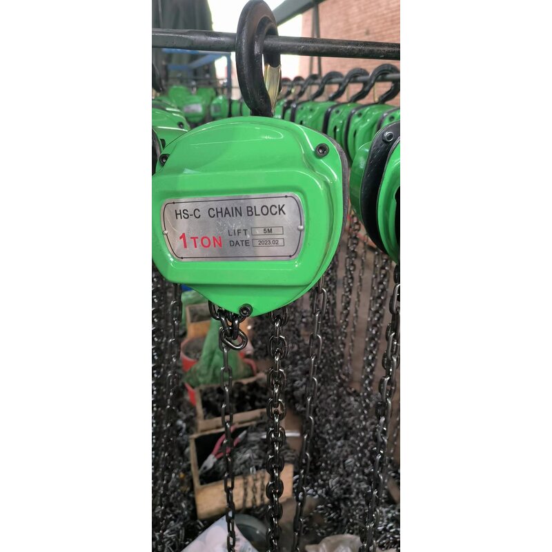 Portable Hoist Supplier - 1-5 Ton Hs-c Hand Chain Block Small Construction Lifts
