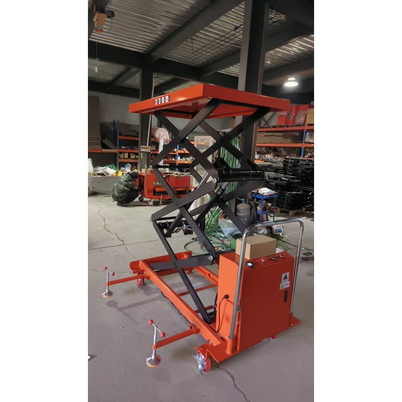 Semi-electric Lifting Platform Factory - Mini Construction Scissor 0.5T 1.0T
