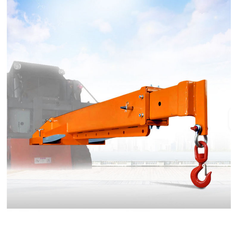 Fork Mounted Jibs Supplier - Telescopic Capacity 607-3211 Kg Forklift Locking