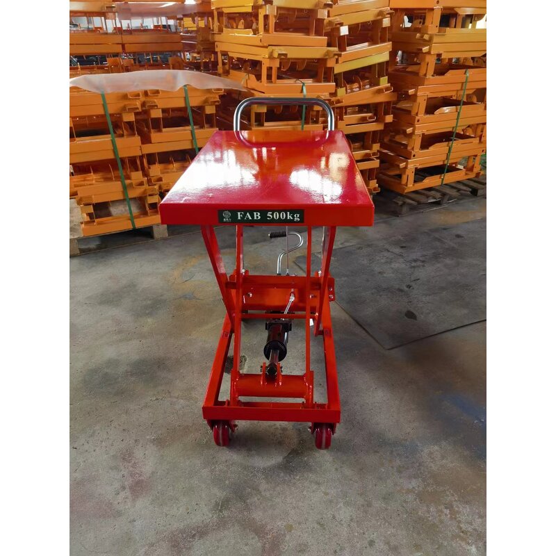 Portable Lift Table Manufacturer - JALIFT Hydraulic Manual Truck Adjustable