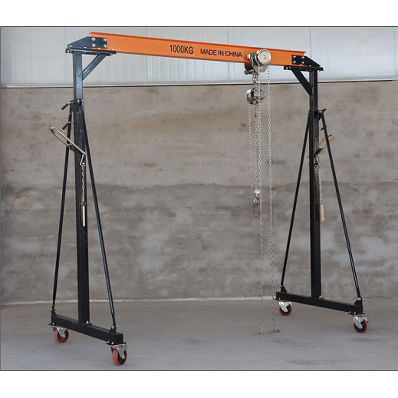 Hand Gantry Crane Supplier - 0.5-2ton Mini Mobile Portable Adjustable Hoist