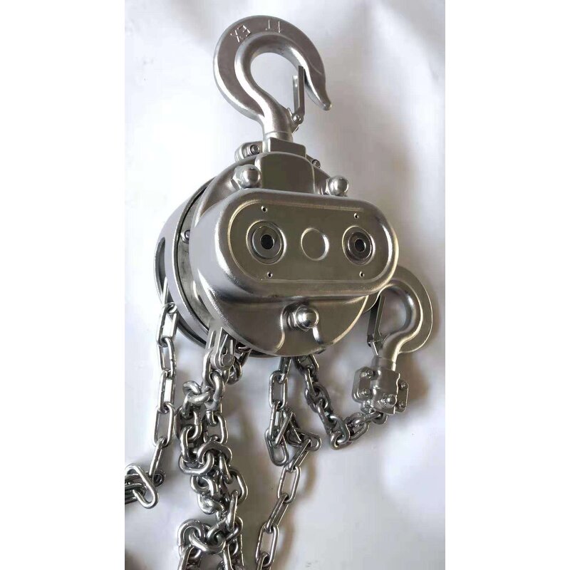 Stainless Steel Chain Block Factory - Full Stainless Steel Manual 1ton 3m Hoist
