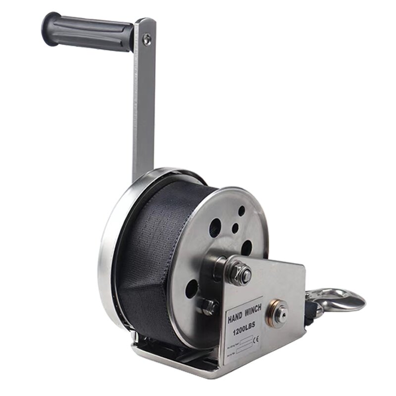 Hand Operated Winch Factory - 1200-2600lbs Lowest Price Stainless Steel Sold in China