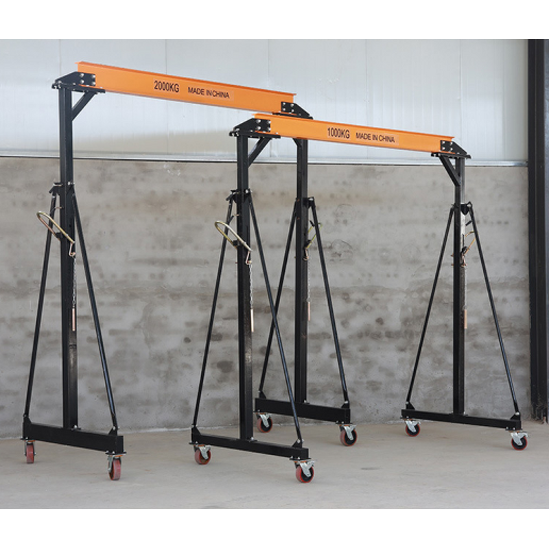 Hand Gantry Crane Supplier - 0.5-2ton Mini Mobile Portable Adjustable Hoist