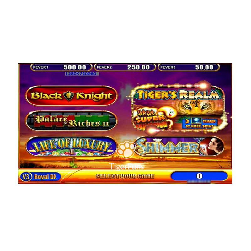 Game Board Manufacturer - WMS550 POG Royal DX V1-V6