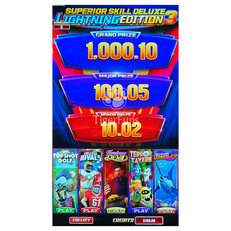 Pinball Board Manufacturer - New Deluxe Rechargeable Lithium