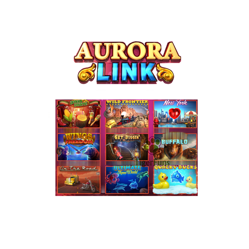Skill Games Manufacturer - Aurora Link 9in1 Vertical