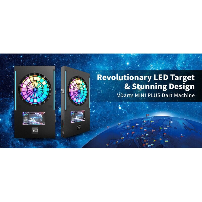 Dart Game Machine Manufacturer - VDarts MiniPlus LED Backlight