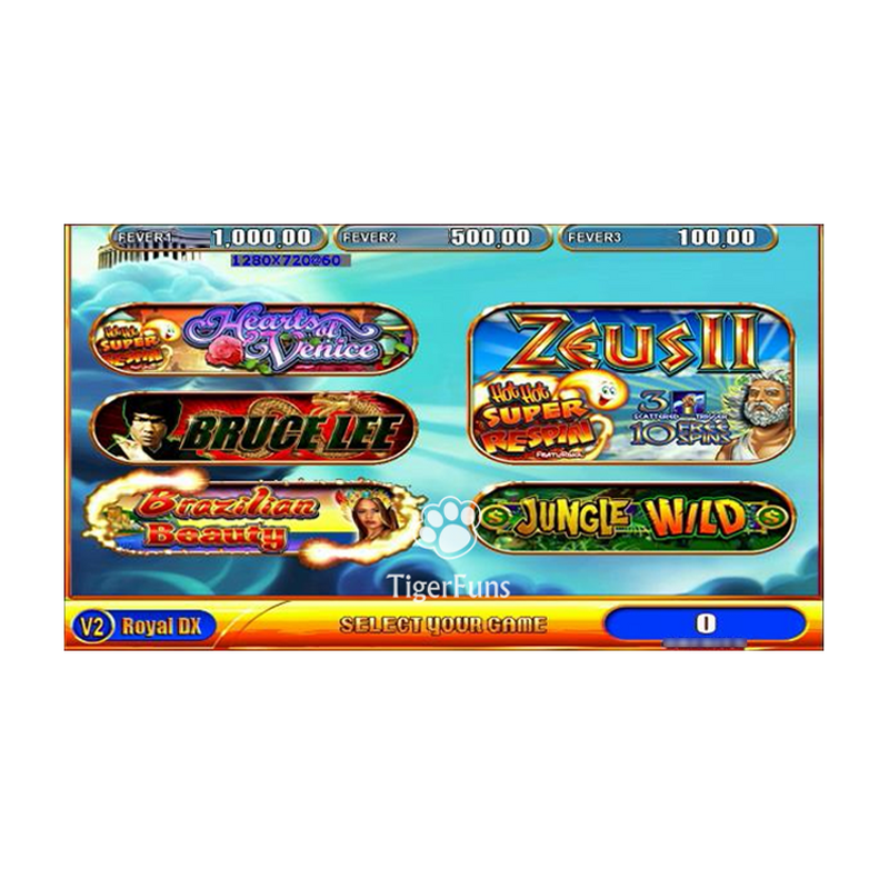 Game Board Manufacturer - WMS550 POG Royal DX V1-V6