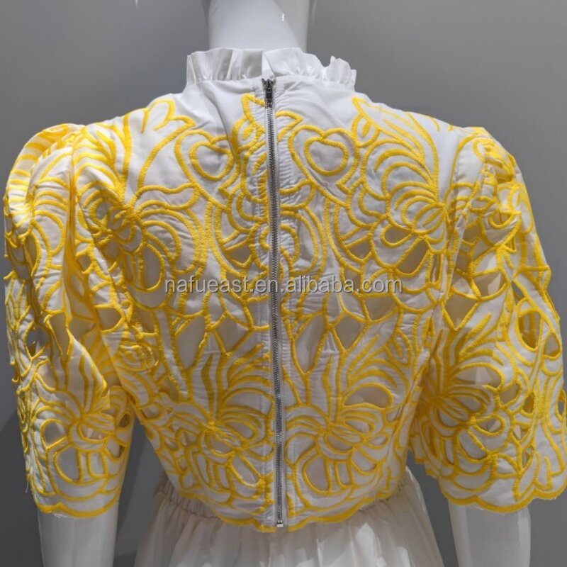 Spring Collection Dress Supplier - Large Skirt Puff Sleeve