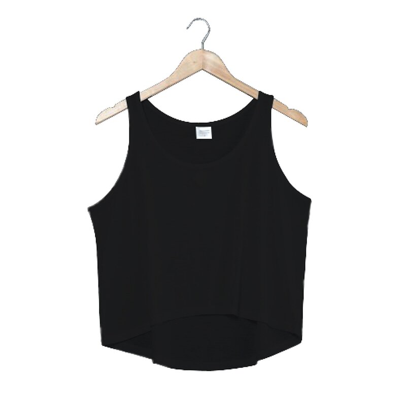 Crop Tank Top Factory - Heather Grey Sublimation Sleeveless