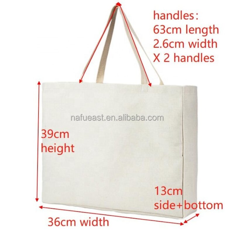 Canvas Tote Bag Manufacturer - Natural Linen for DTG Custom