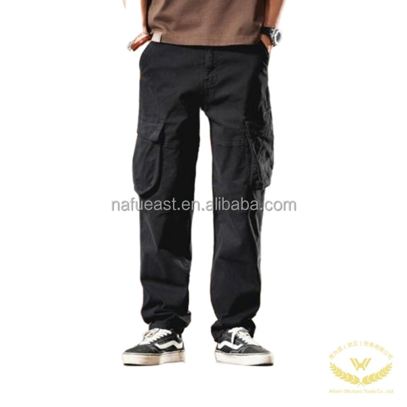 Cargo Pants Factory - Men's with Multi-Pockets Drawstring
