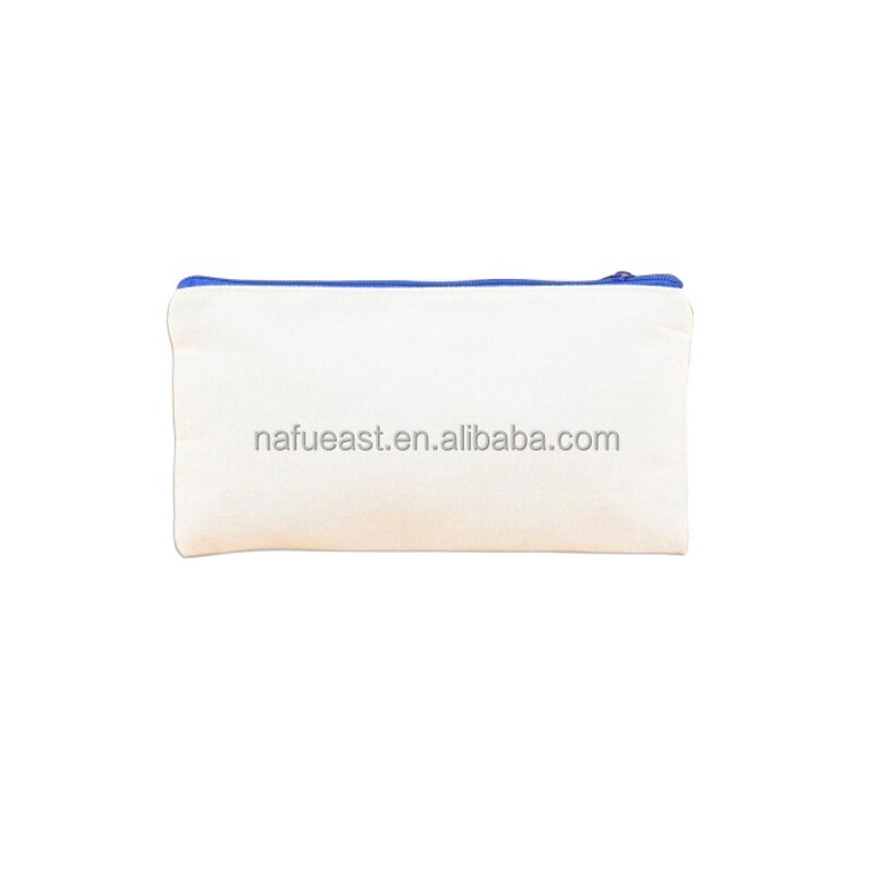 Canvas Zipper Bag Supplier - 21x12cm Blank Sublimation Dustproof
