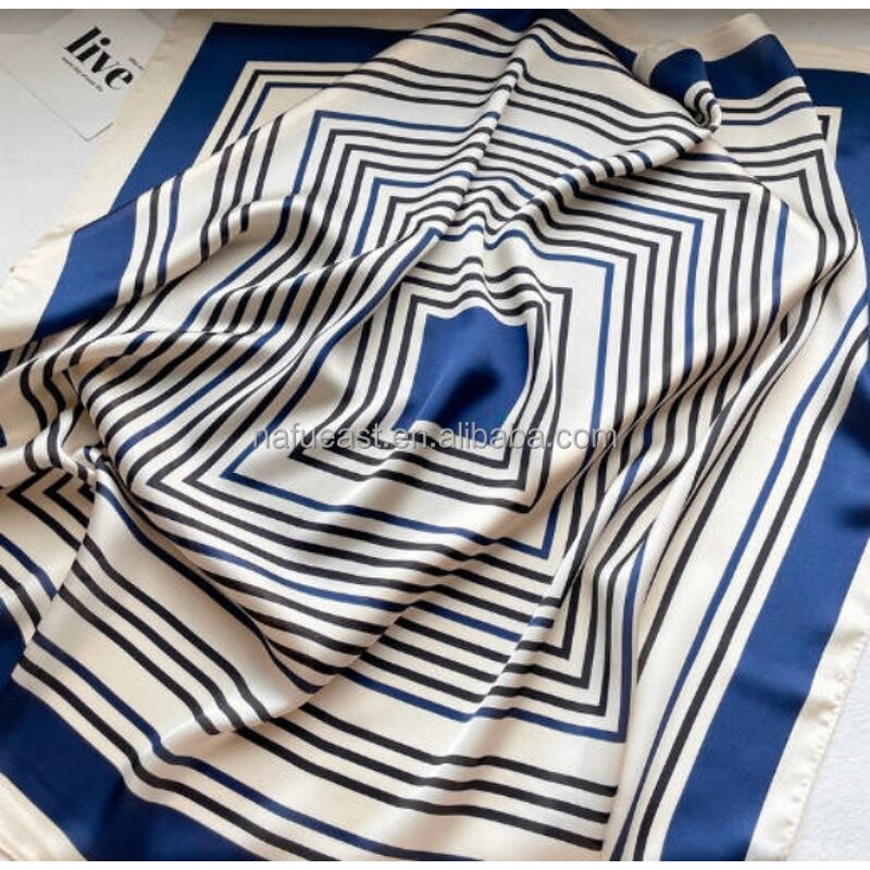 Polyester Shawl Manufacturer - Elegant 110x110cm Silklike