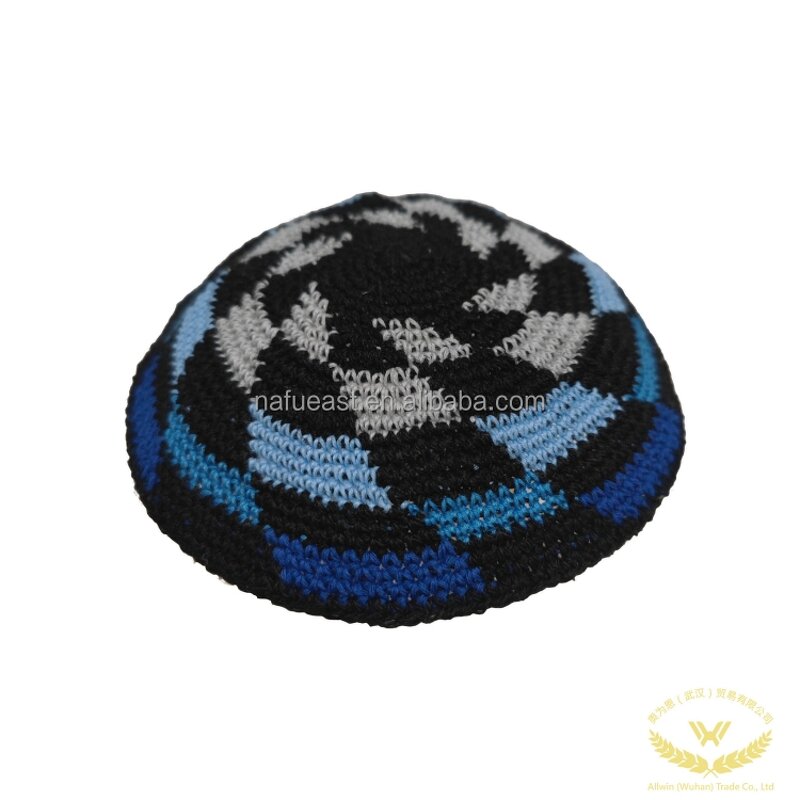 Satin Kippah Factory - Unisex One-Layer Printed Polyester
