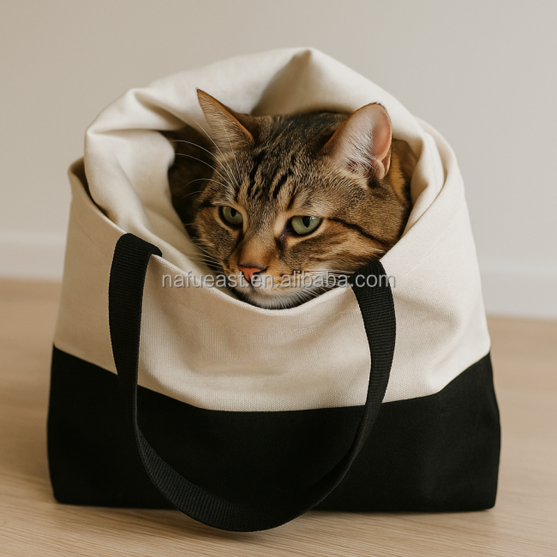 Canvas Tote Bag Factory - Sublimation with Black Bottom