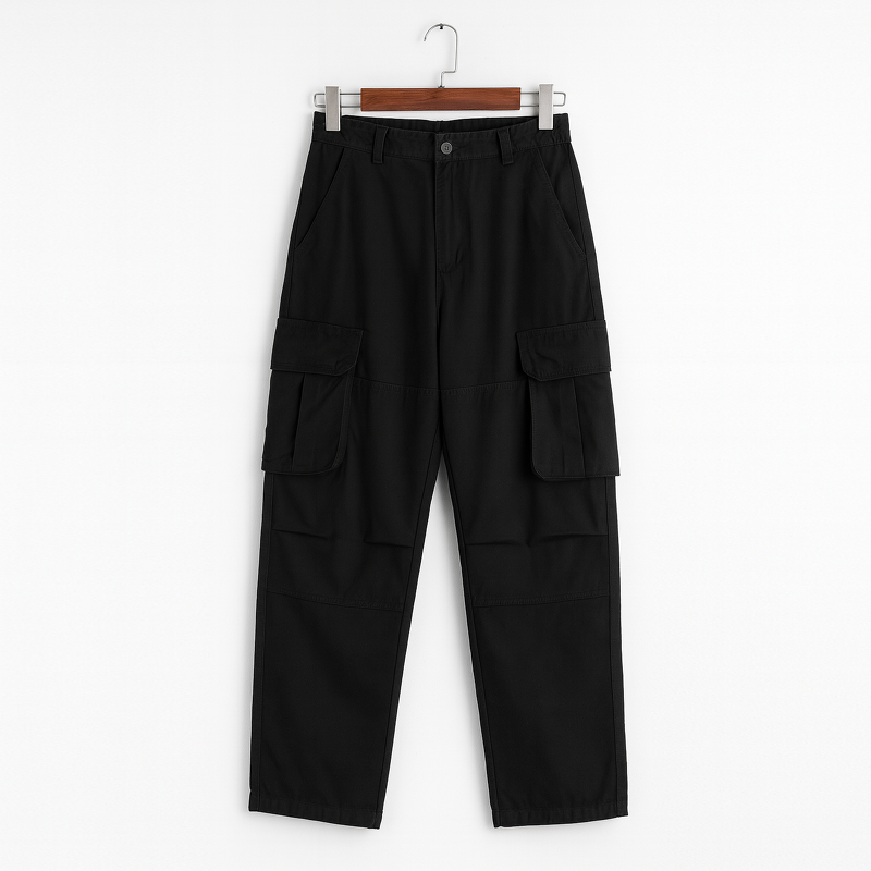 Cargo Pants Factory - Men's with Multi-Pockets Drawstring