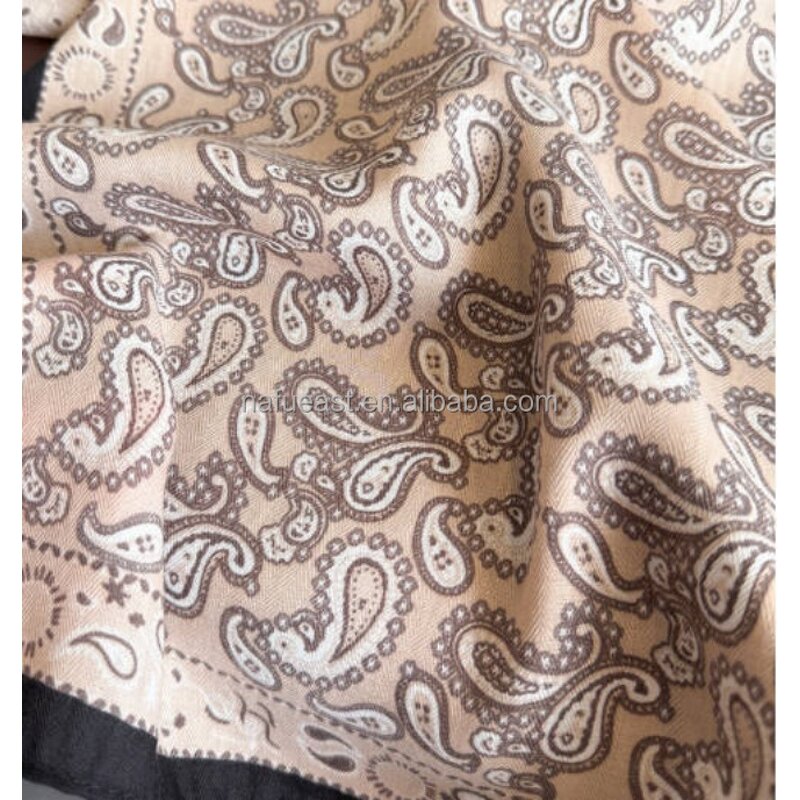 Women's Scarf Supplier - 70cm Small Square Stiped Casual