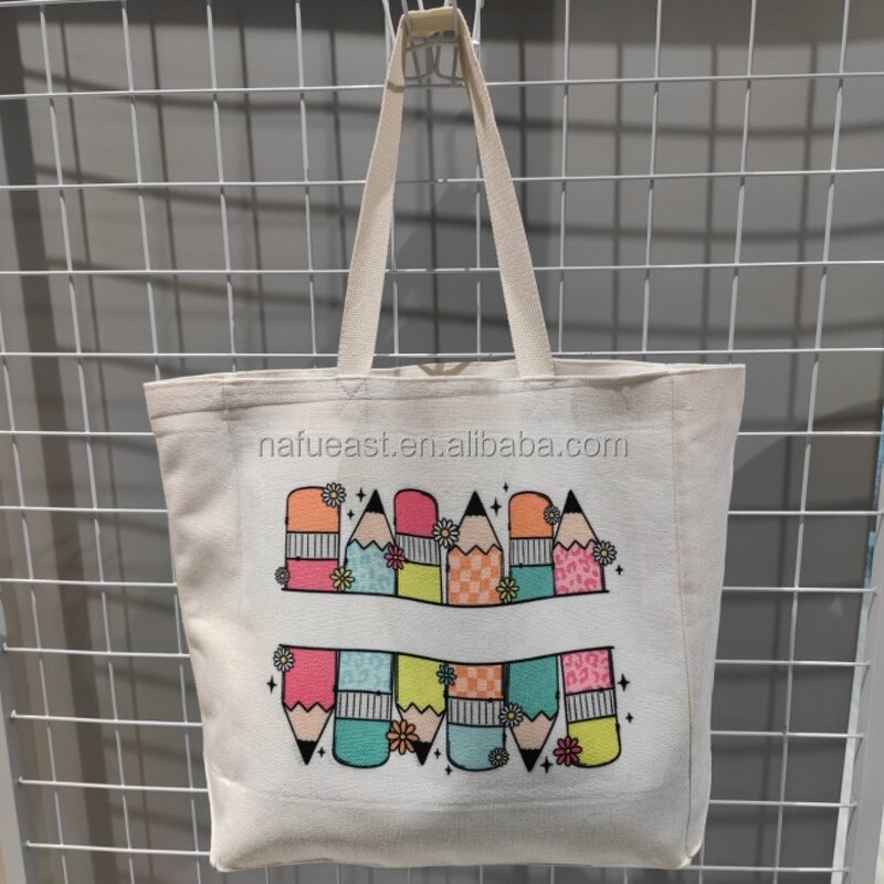Canvas Tote Bag Manufacturer - Natural Linen for DTG Custom