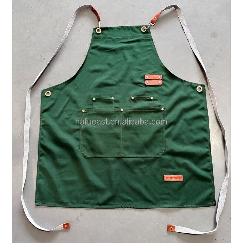 Adjustable Apron Supplier - Coffee Triple Snap Café