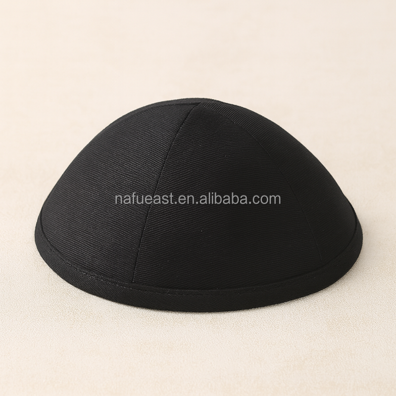 Satin Kippah Supplier - with Blue Edge Sublimation DTF