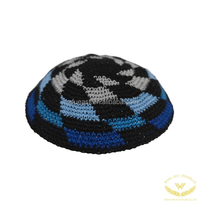 Satin Kippah Factory - Unisex One-Layer Printed Polyester