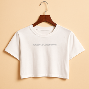 Ultra-Cropped T-Shirt Factory - Silk-Feel Polyester Sublimation