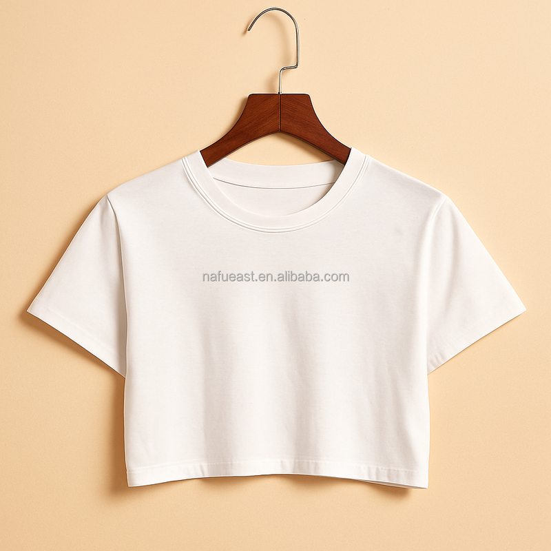 Ultra-Cropped T-Shirt Factory - Silk-Feel Polyester Sublimation