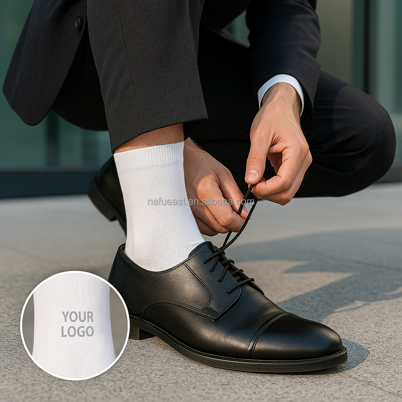 Crew Socks Supplier - Sublimation Blank White 39-44 EU