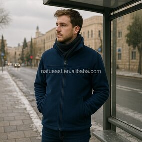 Fleece Jacket Factory - Custom Logo Black Polyester Polar