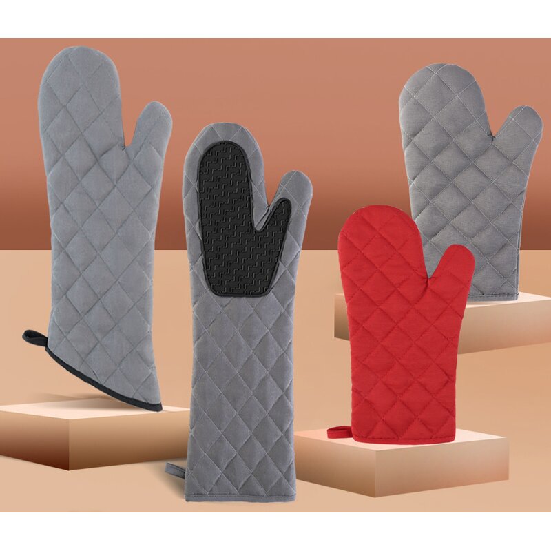 Christmas Microwave Gloves Supplier - Duo Anti-Scald High Temperature Heat Insulation