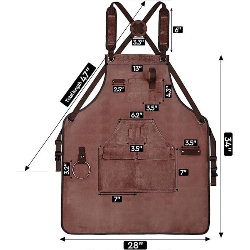 Waxing Canvas Apron Manufacturer - European American Style Heavy Gardening